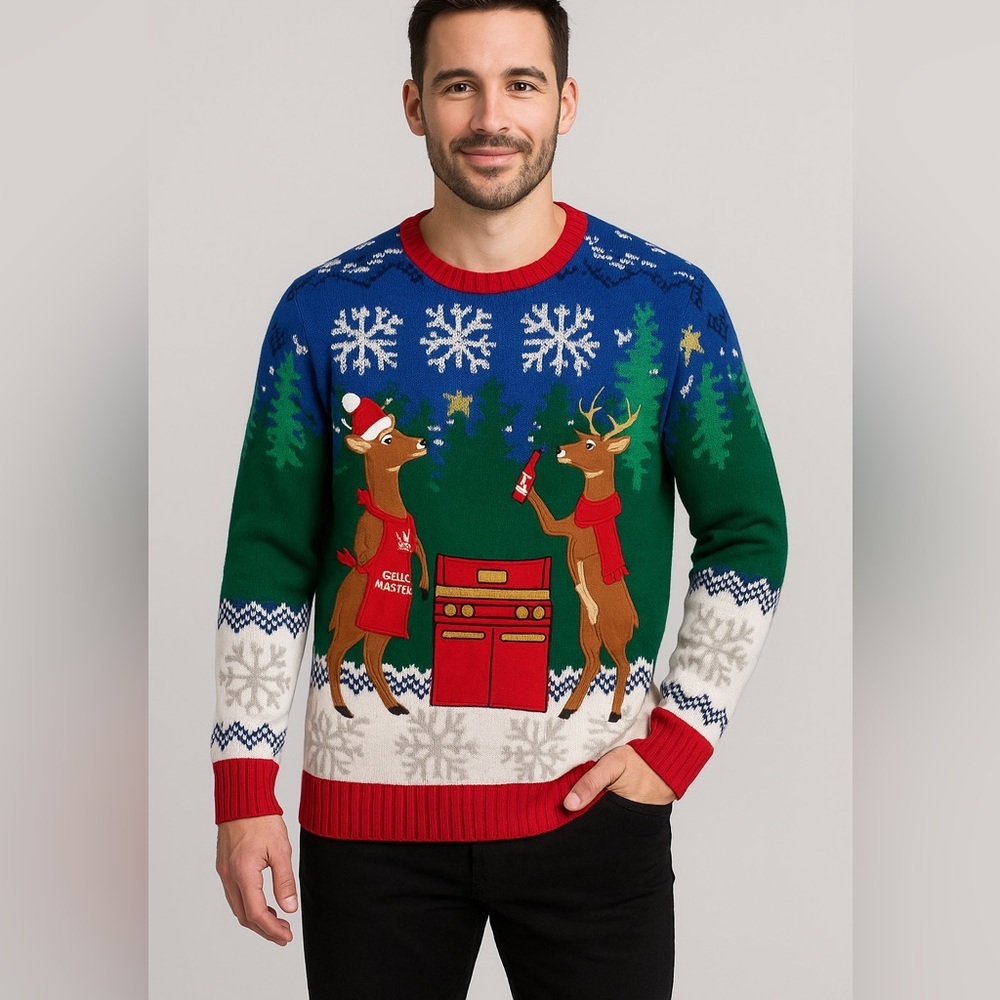Blizzard Bay Grill Master Christmas Sweater
